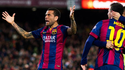 Dani Alves Resmi Pulang ke Barcelona